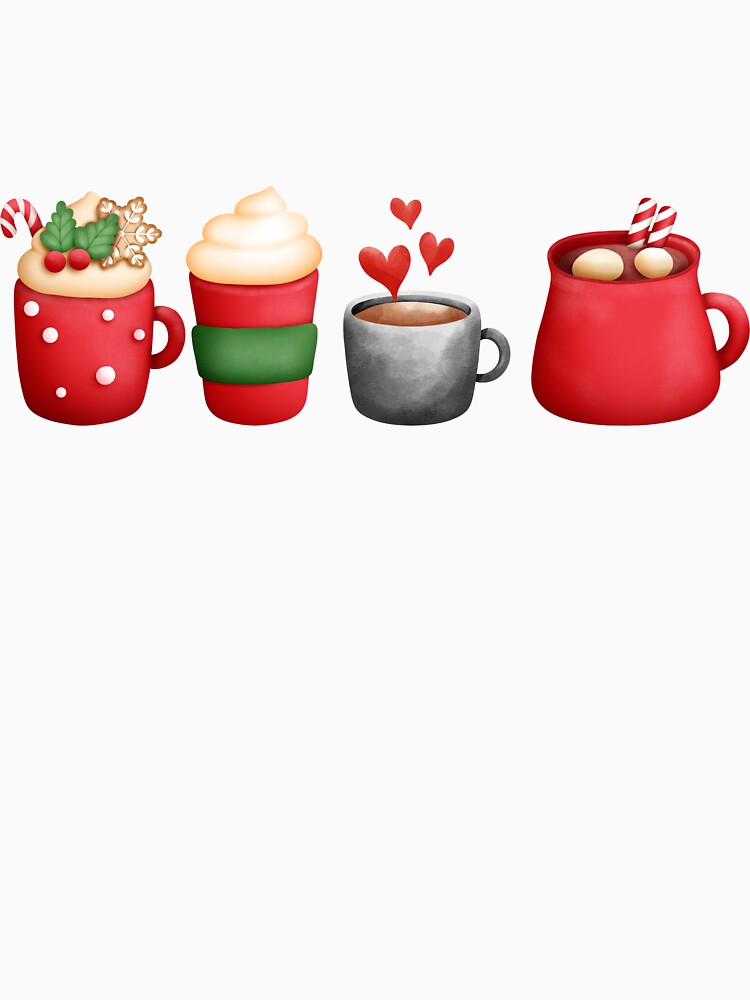 Christmas Coffee Cups - Christmas Coffee Lover by antevasinart