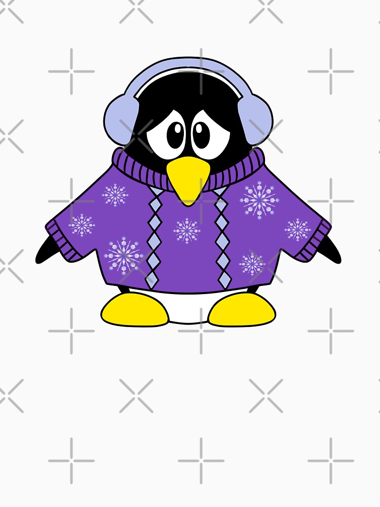 Christmas Penguin by Sartoris Art