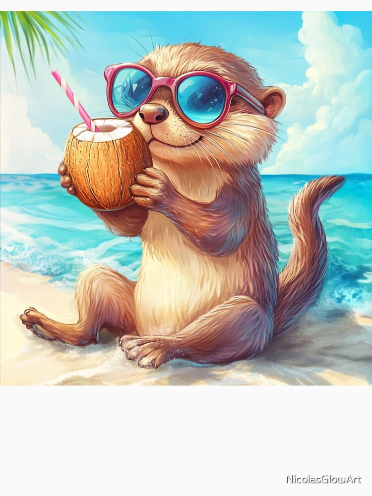 Summer Otter by NicolasGlowArt