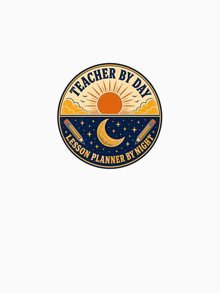 Teacher By Day - Lesson Planner Night Back to School by RedRubyBubble