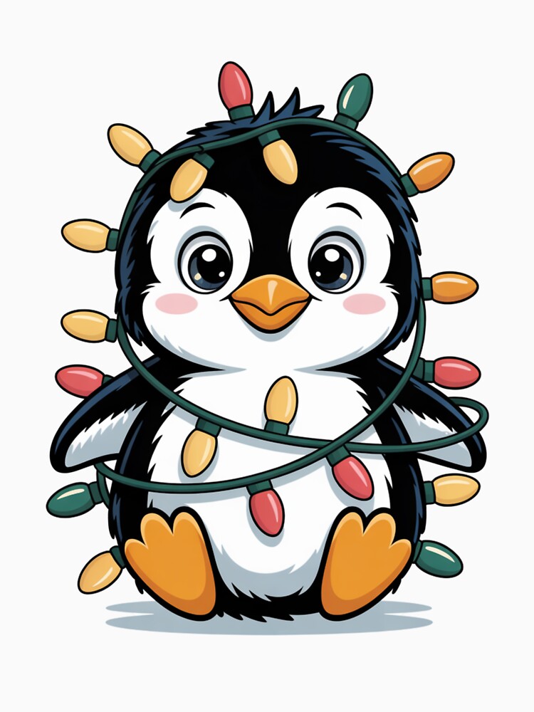 Adorable Christmas Penguin by miriamo25