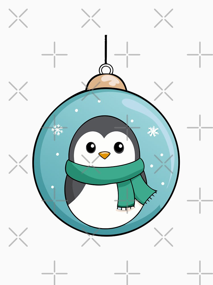 Mint-Scarfed Penguin Figurine by omerfdln34
