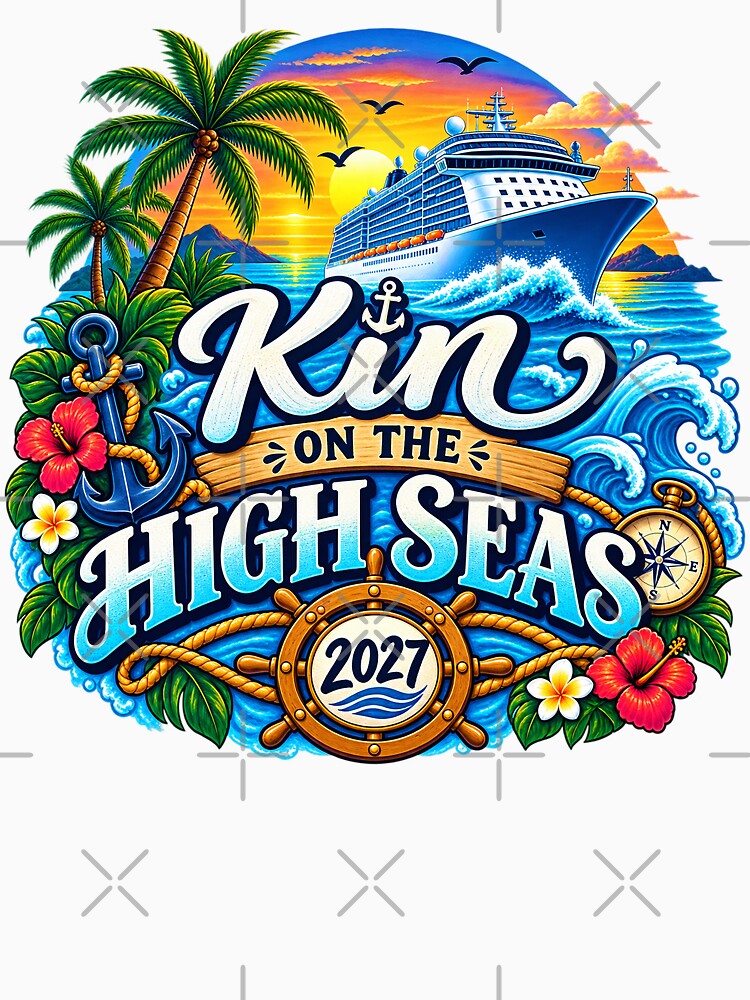TRAVEL COLLECTION - FAMILY CRUISE - KIN ON THE HIGH SEAS • 2027 by WheelieGdArt