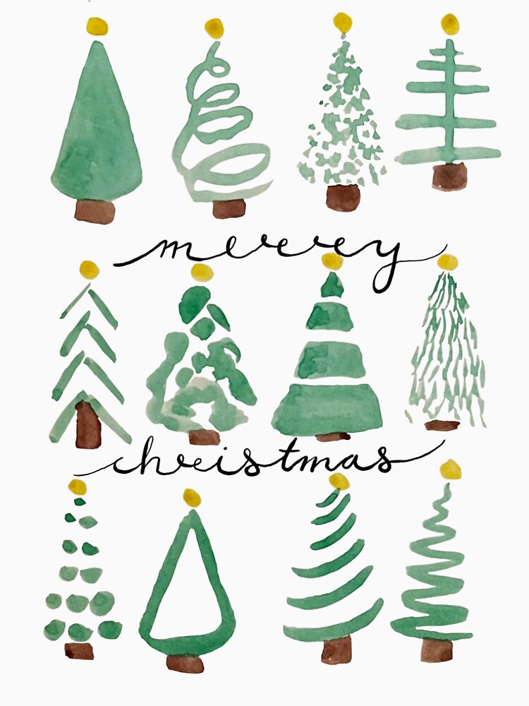 Rows of Christmas Trees by Kathryn Palmieri