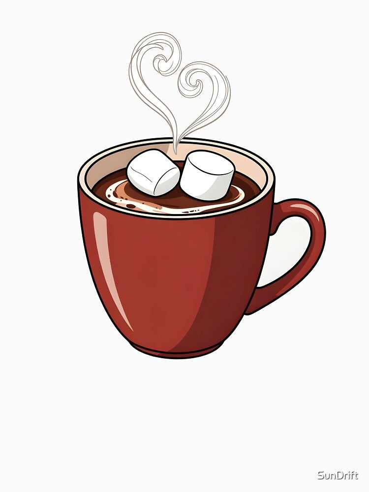 Cozy Hot Chocolate Mug by SunDrift