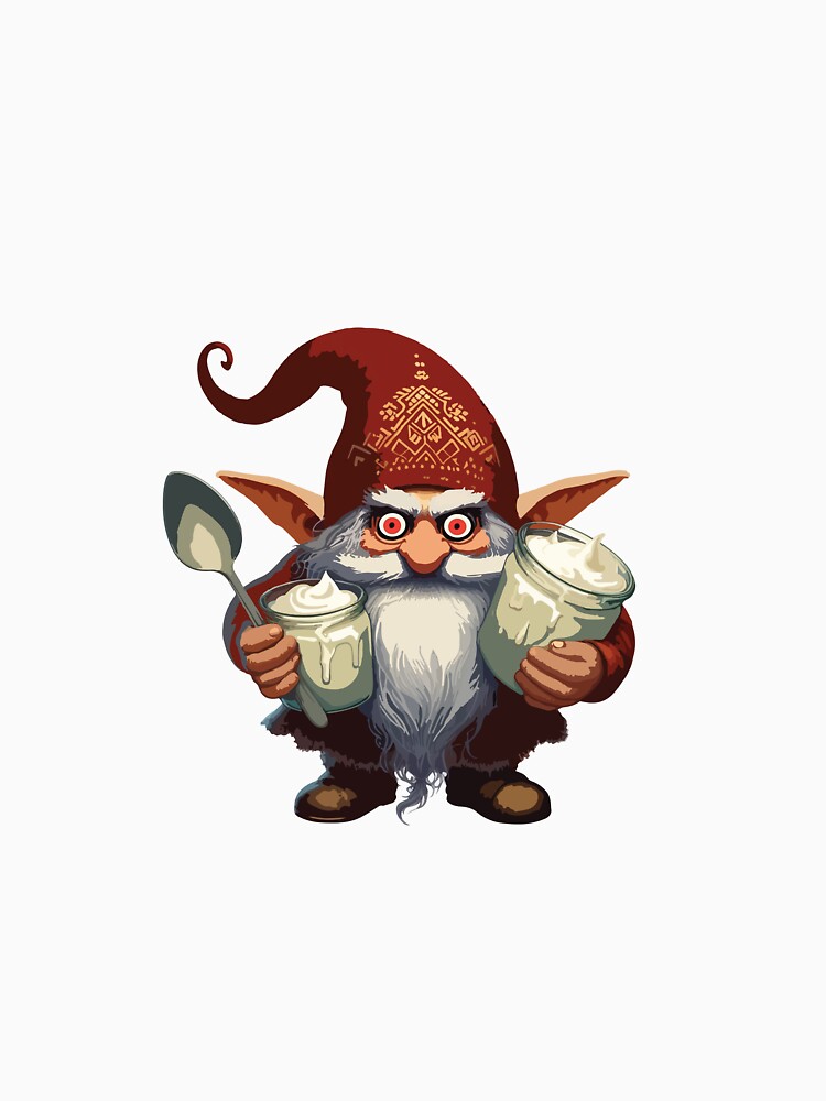 The Yule Lads: Skyr-Gobbler (Skyrgámur) without text by BaldMonkDesigns