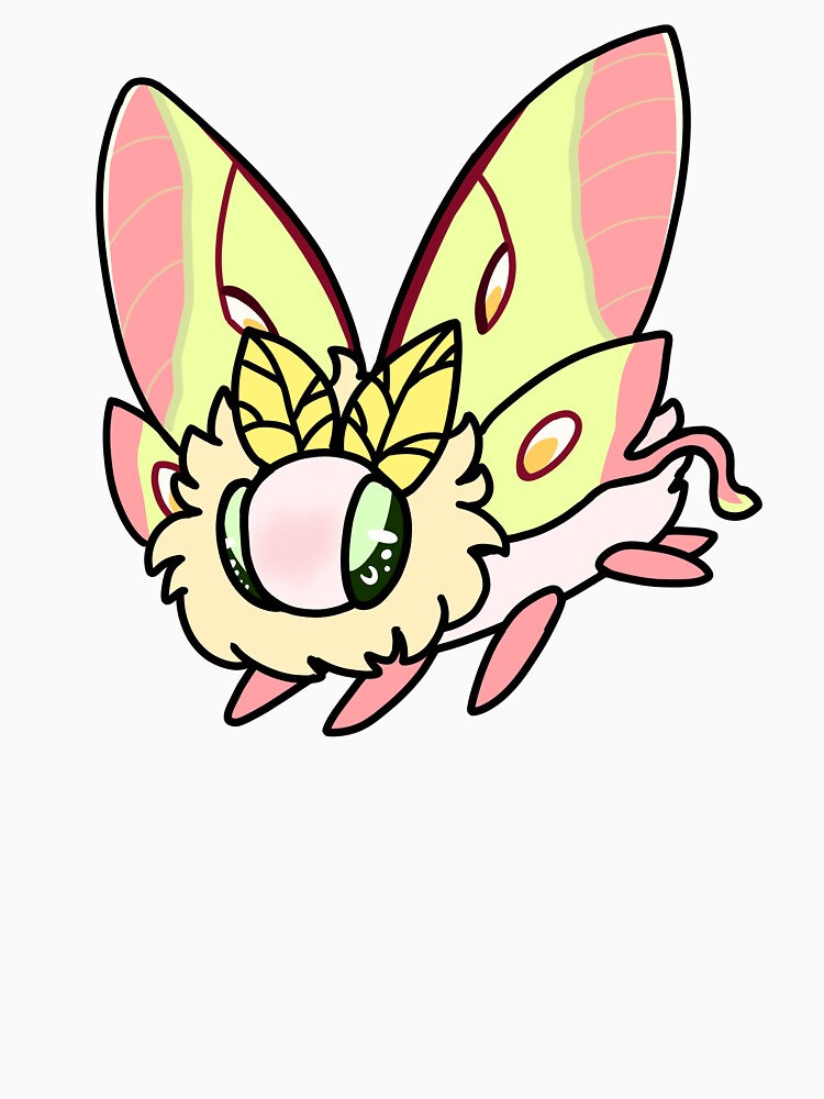 Chinese Luna Moth by Feralplant-arts