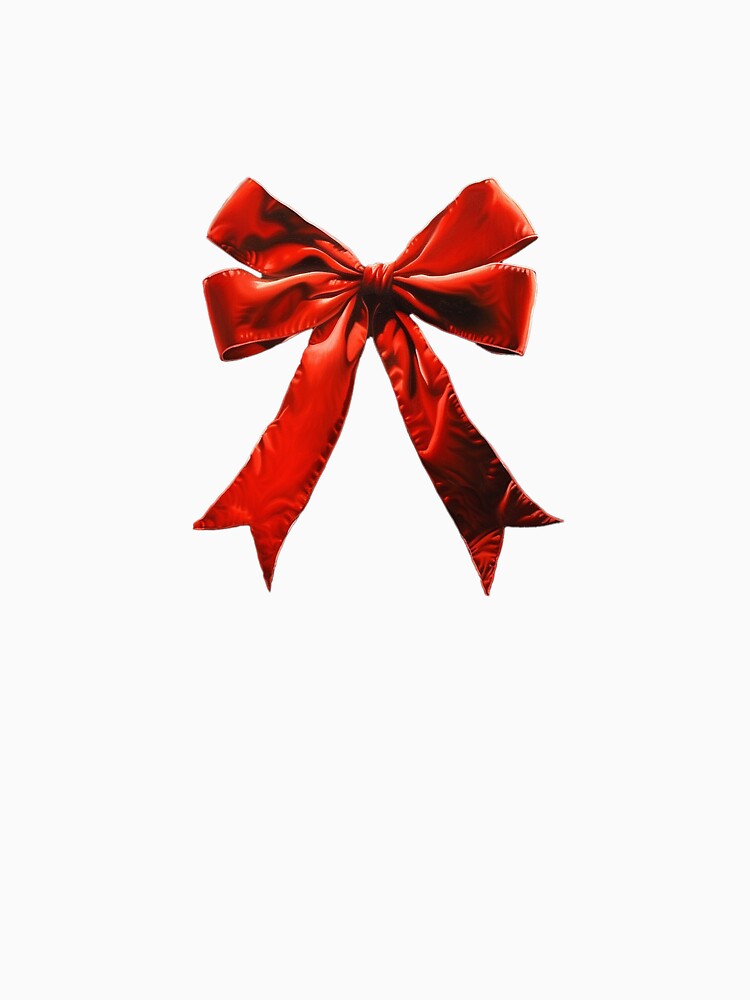 Red Christmas Bow by VTcountrydigital
