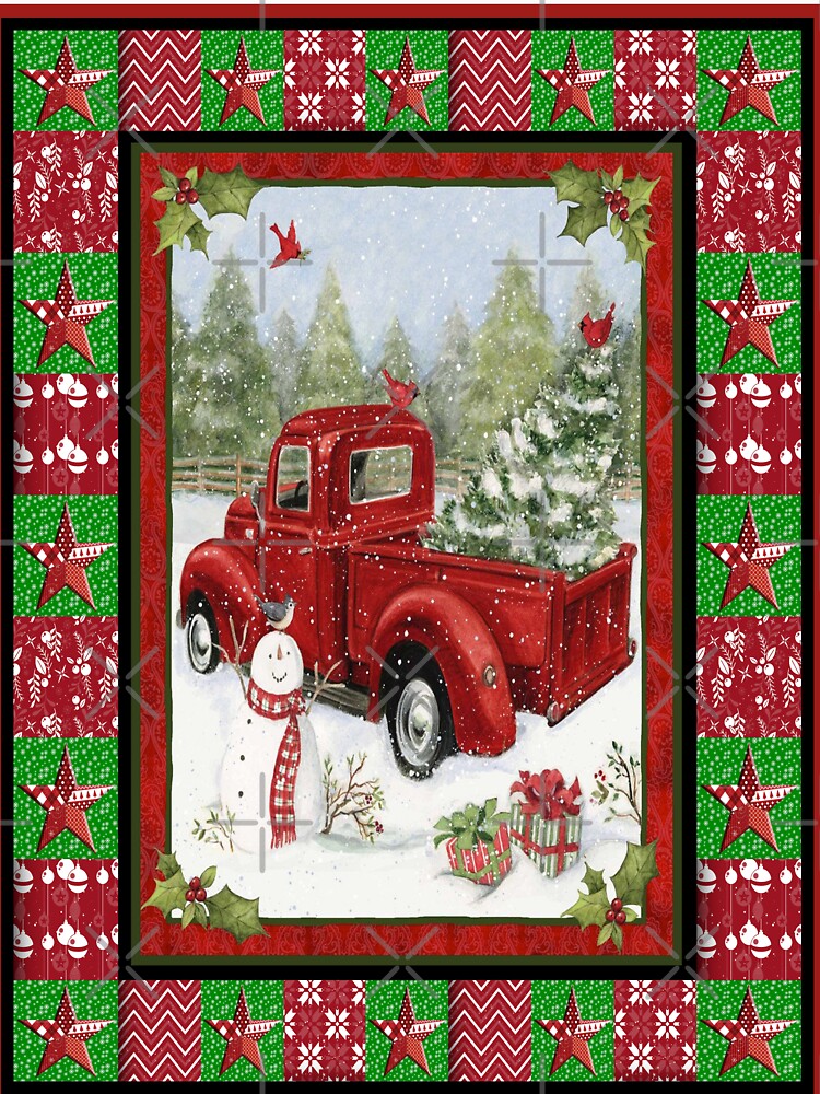 Red Truck Christmas by ameerasda