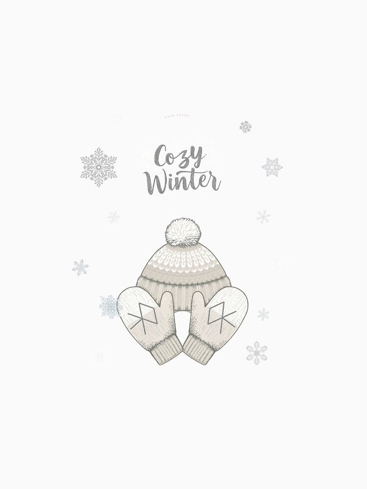 EXO First Snow Winter Cozy Knitted Beanie Mittens Vector Graphic by Gameshalah's Designs Hub