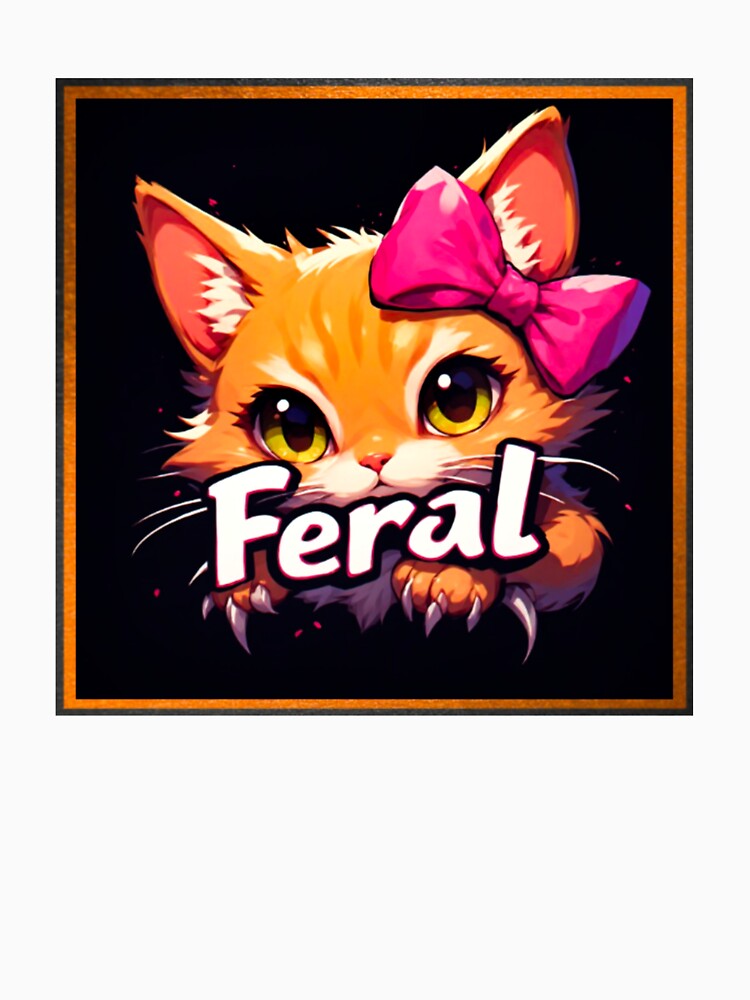 Cute but feral orange by Squeekie D's Silly Tees