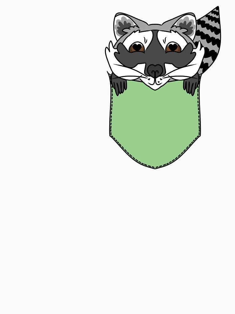 Cute Raccoon in the Pocket by HugSomeNettles