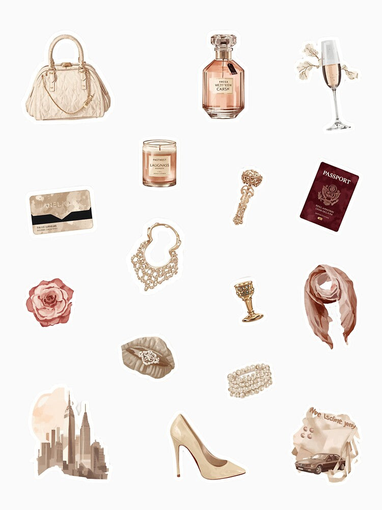 Luxury Neutral Aesthetic - High Fashion Travel Art by Artemis & Woven Collective