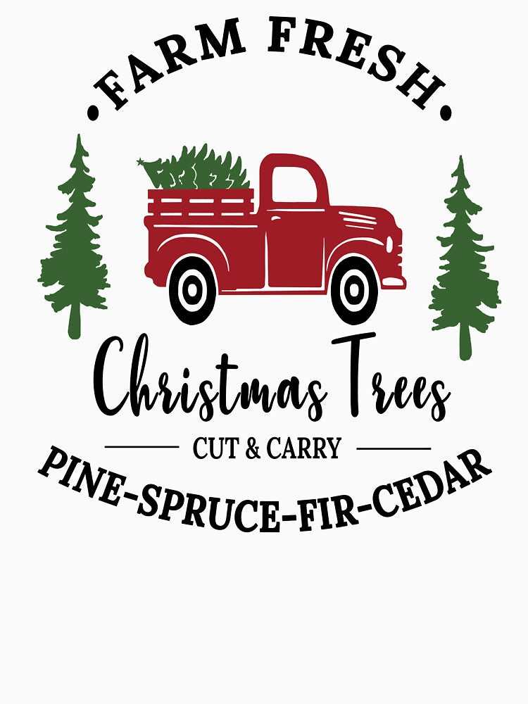 Farm Fresh Christmas Trees Truck by Zacharieello