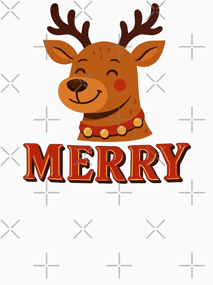 Cute Reindeer Cartoon Vector by MrRares21