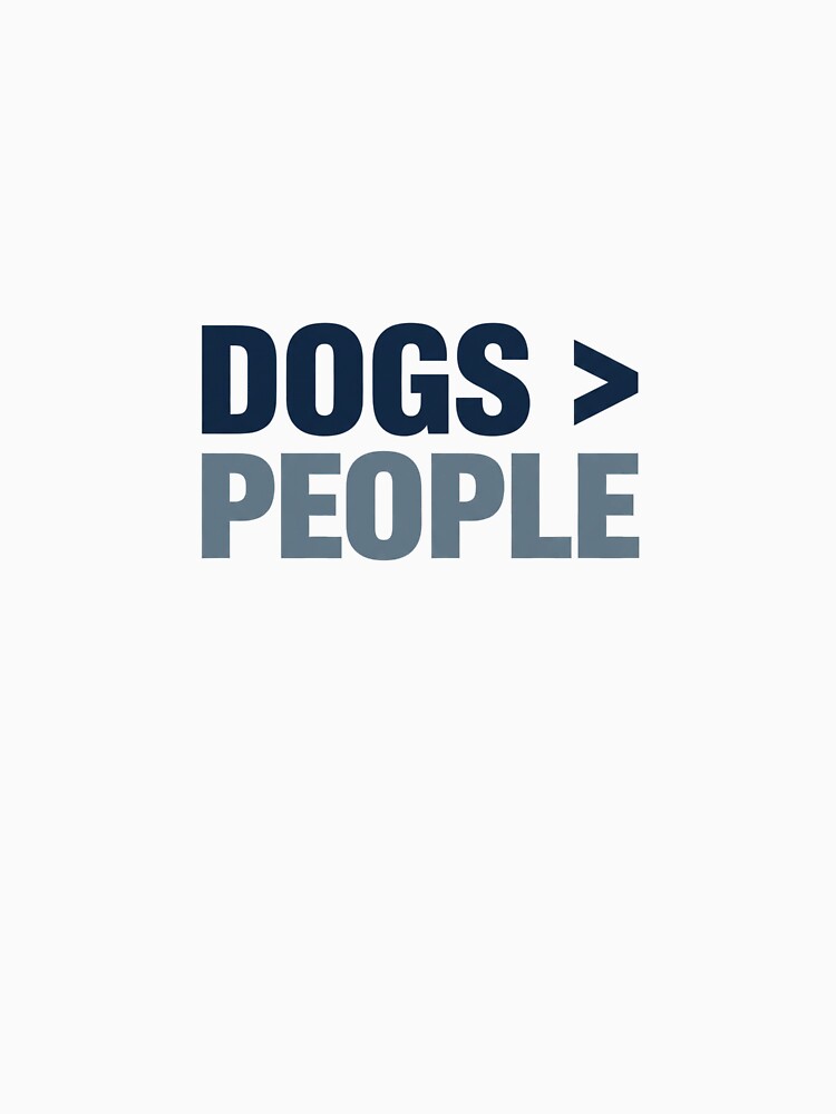 Dogs Over People Shirt for Dog Dads by CustomViva