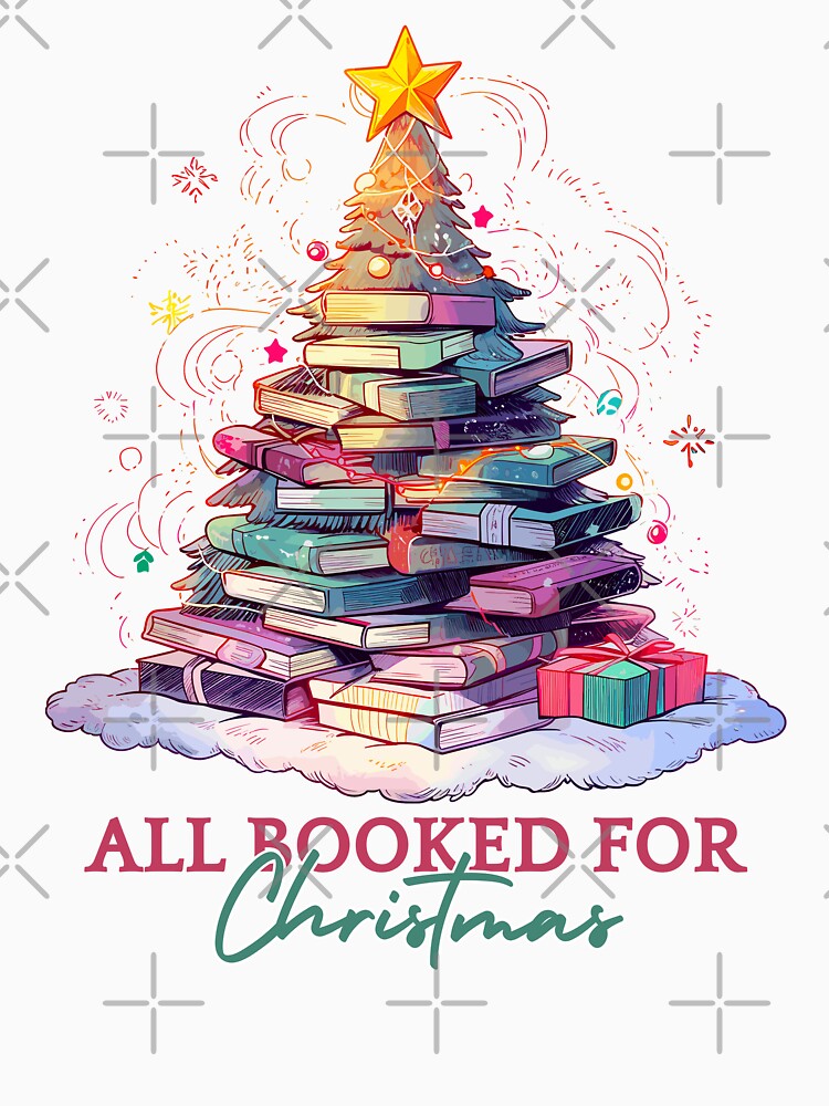 All Booked For Christmas - Christmas Book Tree by SFIPS