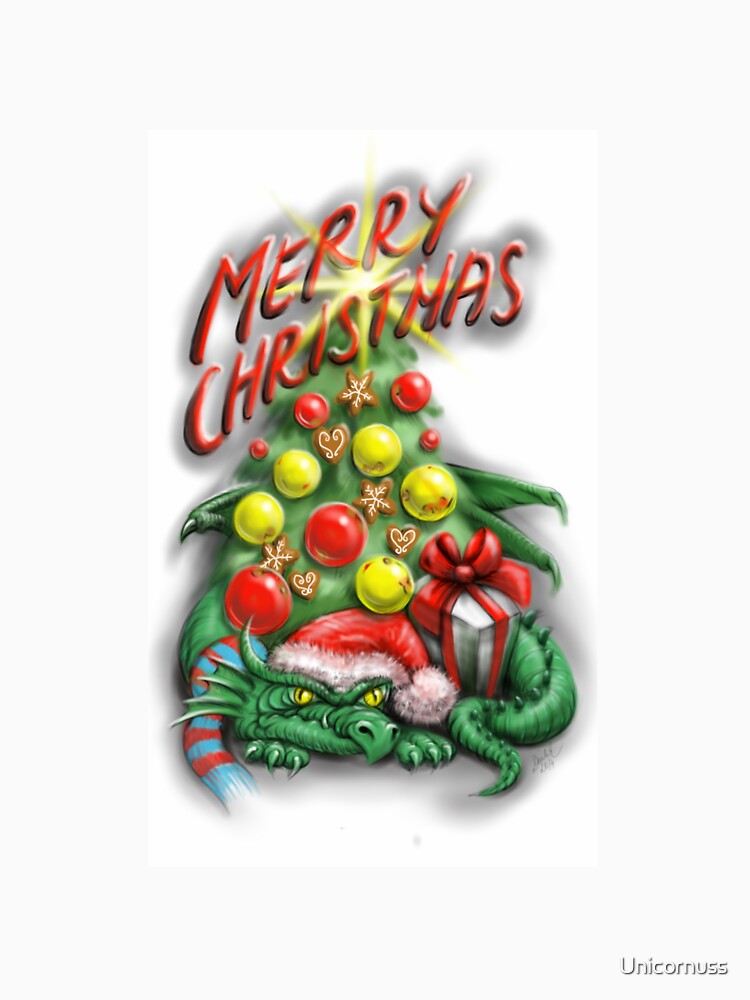 Merry Dragon Christmas by Unicornuss