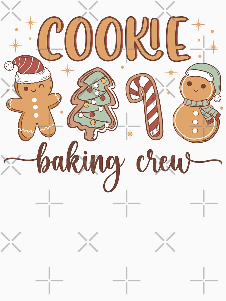 Christmas Cookie Baking Crew Funny Gingerbread Family Xmas by MintedFresh
