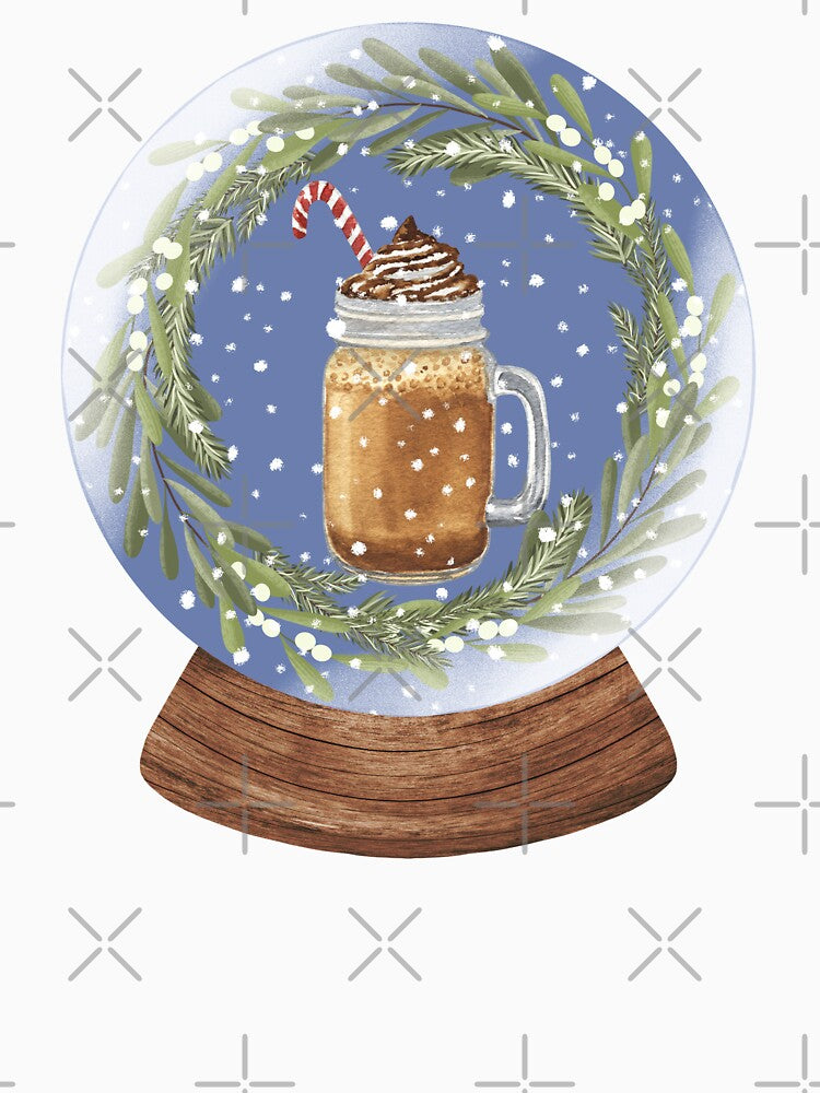 Snow Globe Winter Drinks 4 by TasimaDesign
