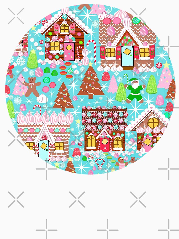 Christmas Gingerbread House, Holiday Village by MagentaRose