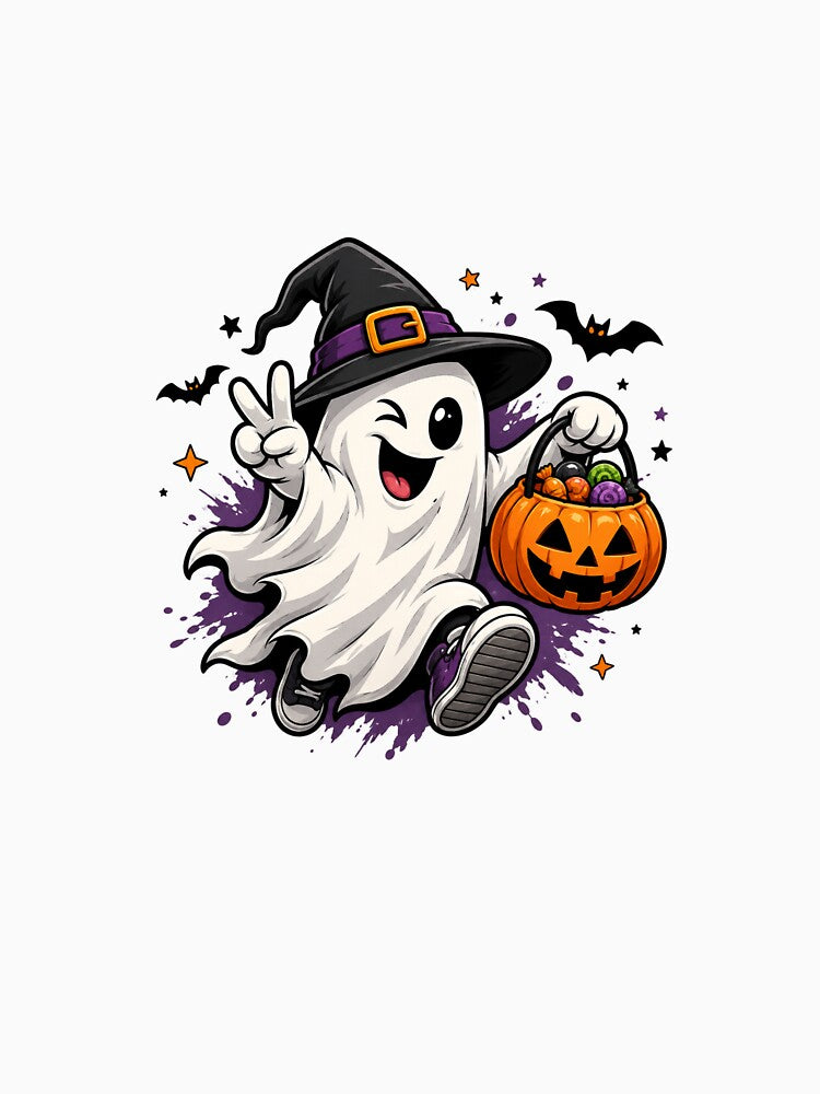 Halloween cute ghost by DailyQuestPrint