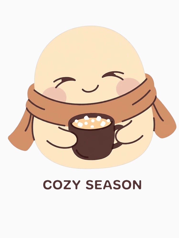 Cozy Season Cocoa Blob — Cute Hot Chocolate Lover Design by Sweet Blob Co