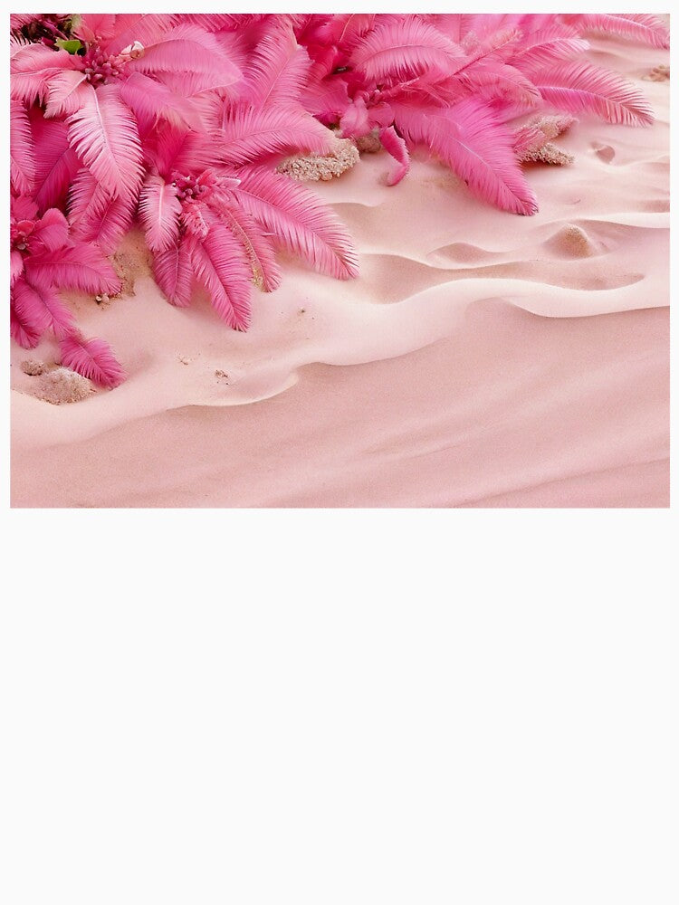 Dreamy Pink Beach Scene by PinkGoddessLove
