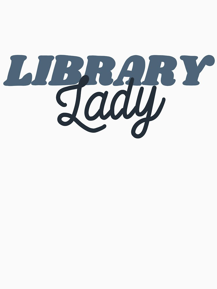 Library Lady Design in Blue & Navy by WildeandCo