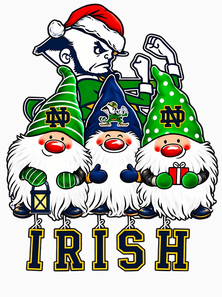 Christmas Notre Dame Football by AvianPalette