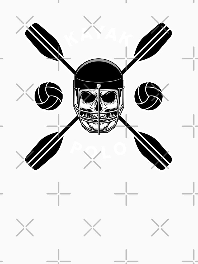 Kayak Polo Skull by aptdesign