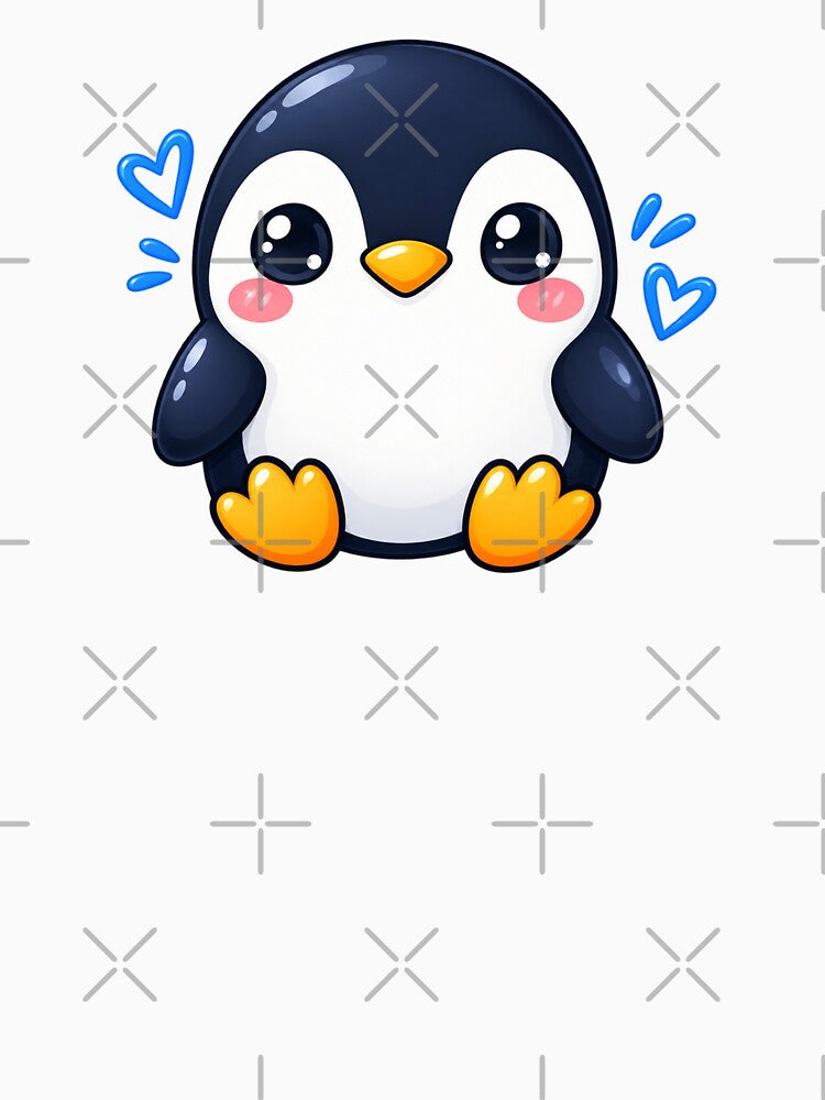 Cute Kawaii  Penguin by ShivCraftStudio