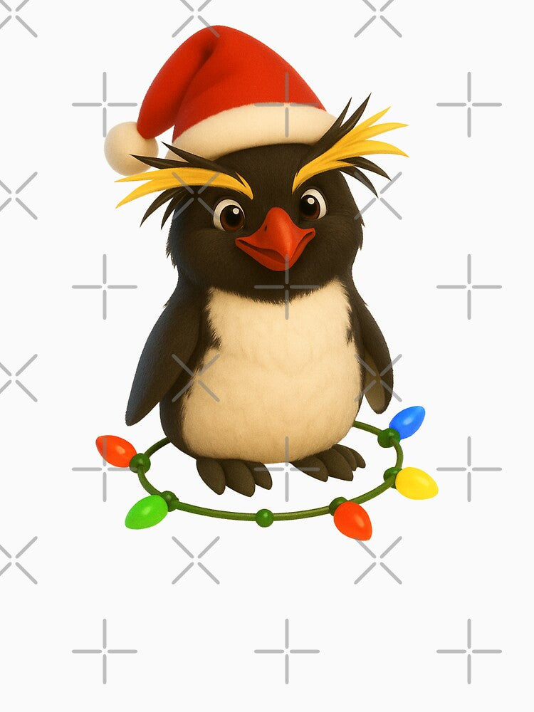 Christmas Rockhopper Penguin by Sillytoe