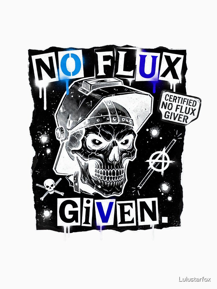 No Flux Given Halloween Punk Welder Zine Collage by Lulustarfox