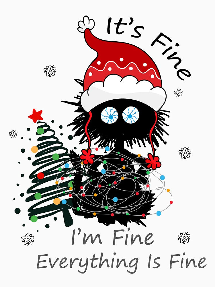 Funny Christmas Cat by Tmino-design