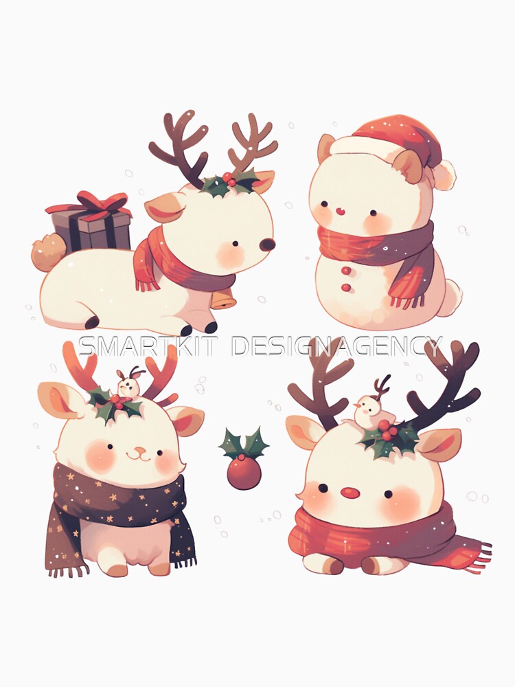 Adorable Christmas reindeer by SMARTKIT  DESIGNAGENCY