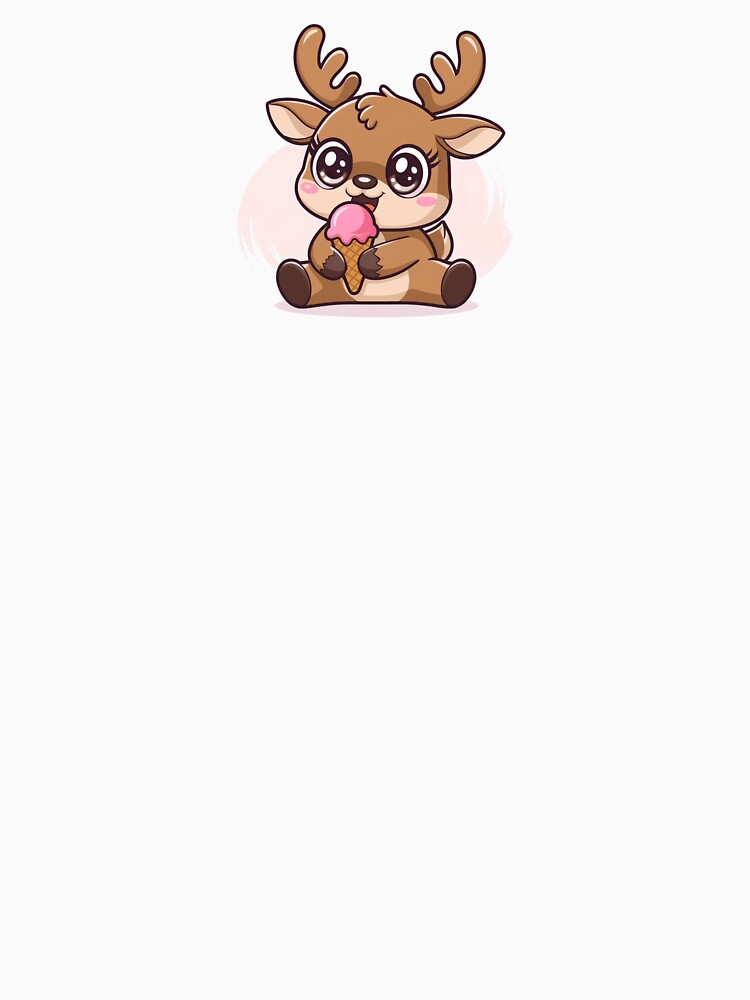 reindeer eating ice cream by Eternalski