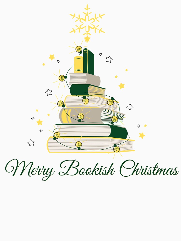 Christmas bookish shirt by IviBlack