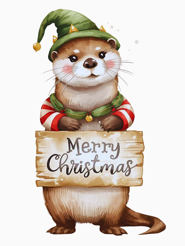 Otter Elf Magic – Funny and Cute Xmas Animal Design by Otterly Cute