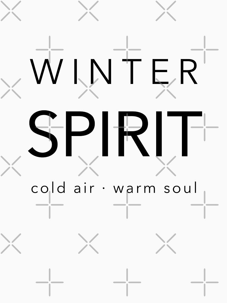 Winter Spirit Minimal Quote Design by Trend-Dify