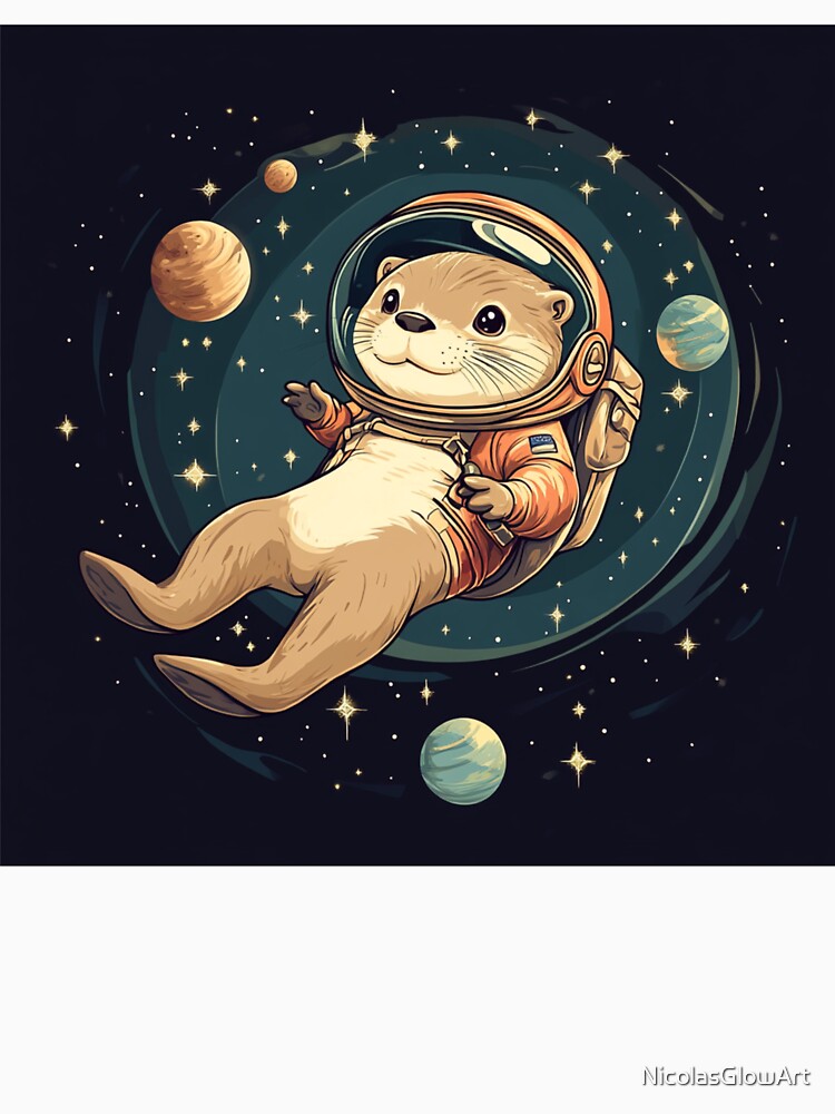 Otter Galaxy by NicolasGlowArt