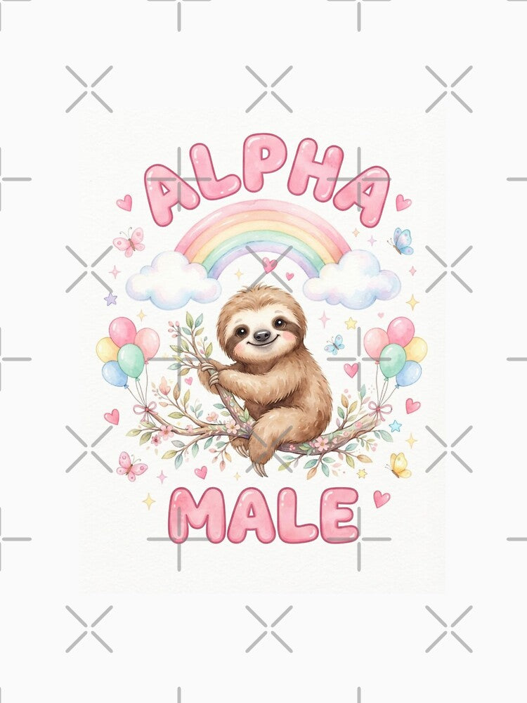 Sloth Alpha male funny gag adult humor novelty meme by CheeseBlueprint