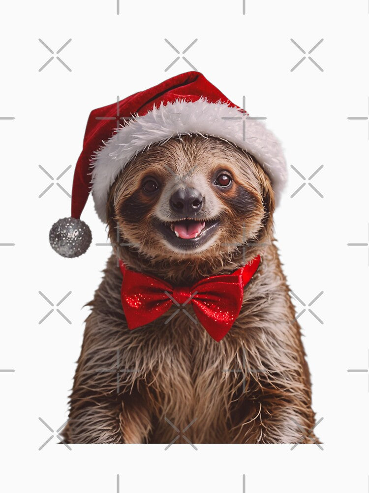 Sloth christmas xmas holiday merry gift love hat by CheeseBlueprint