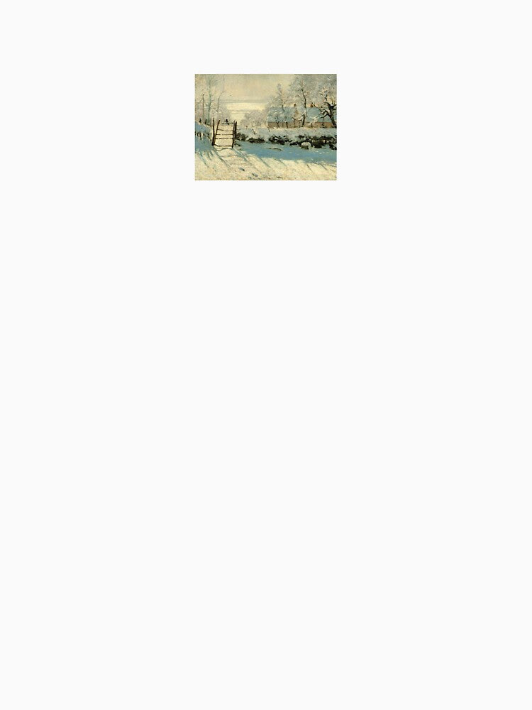 Monet - Snow Painting by rainvilles