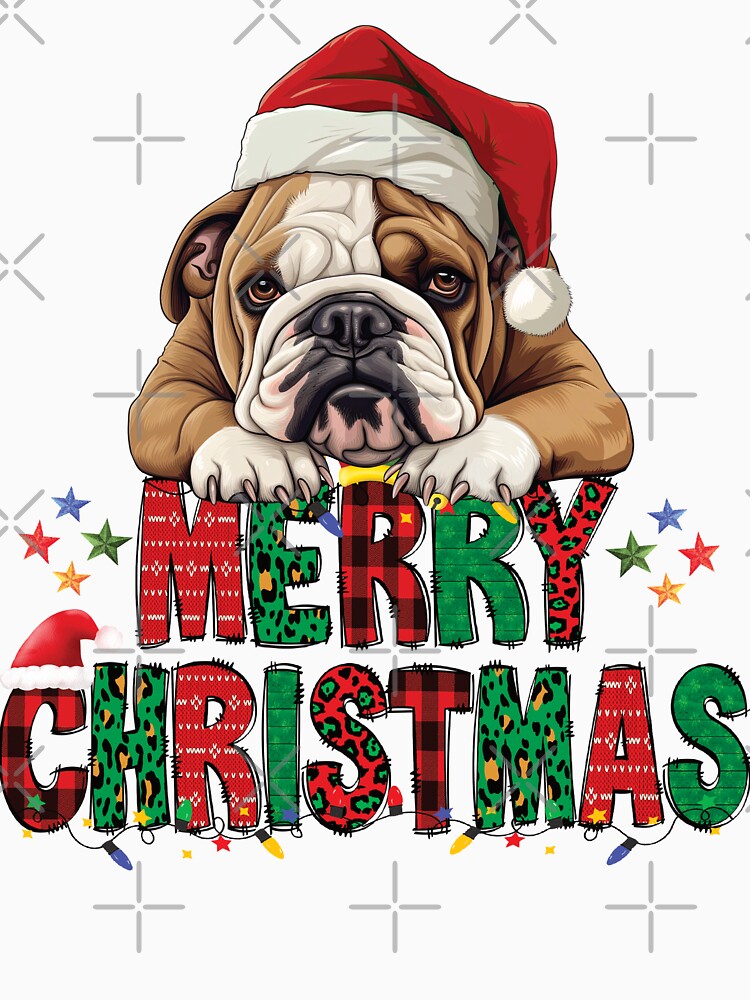 Bulldog - Merry Christmas Dog by Kidzz