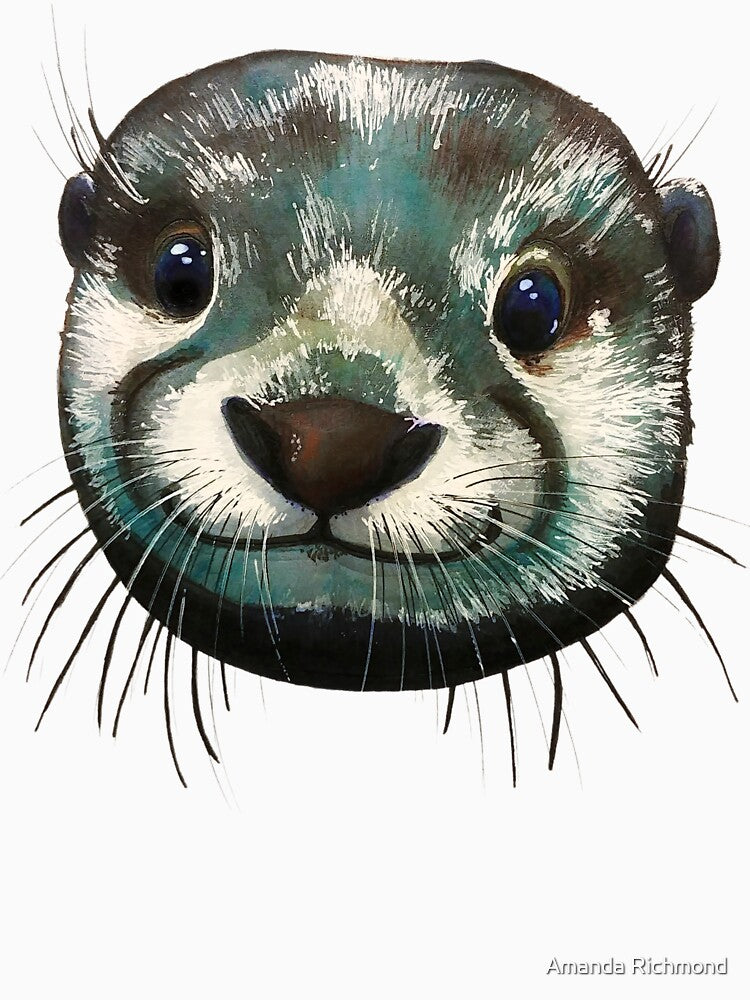 Cheeky Otter Smiles by Amanda Richmond