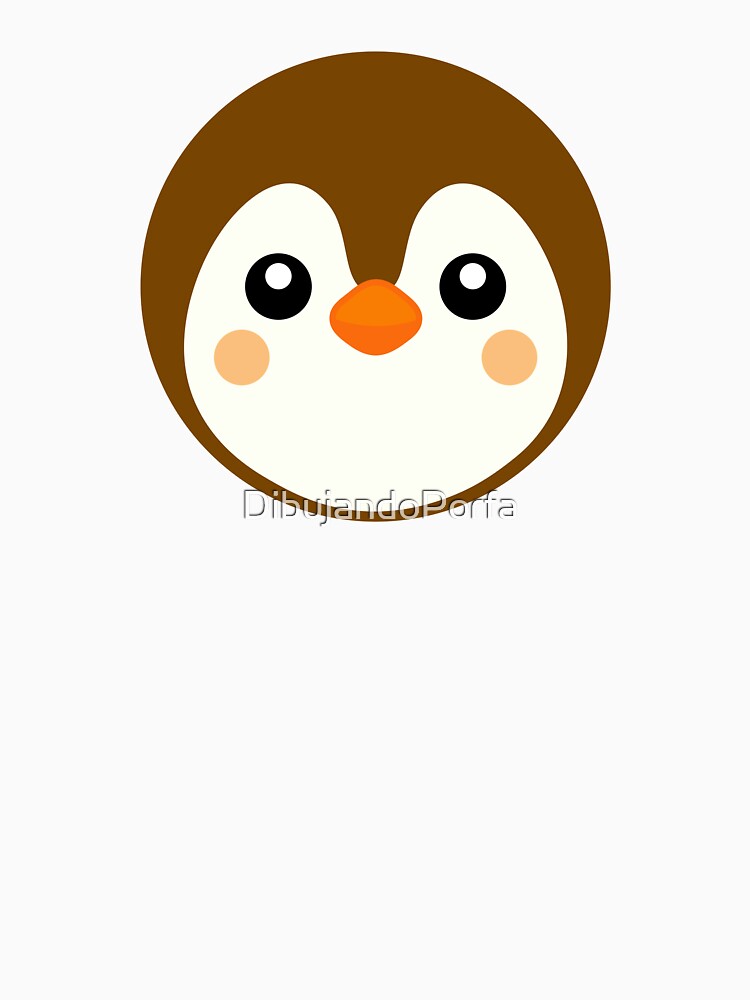 CUTE  Baby Penguin face by DibujandoPorfa