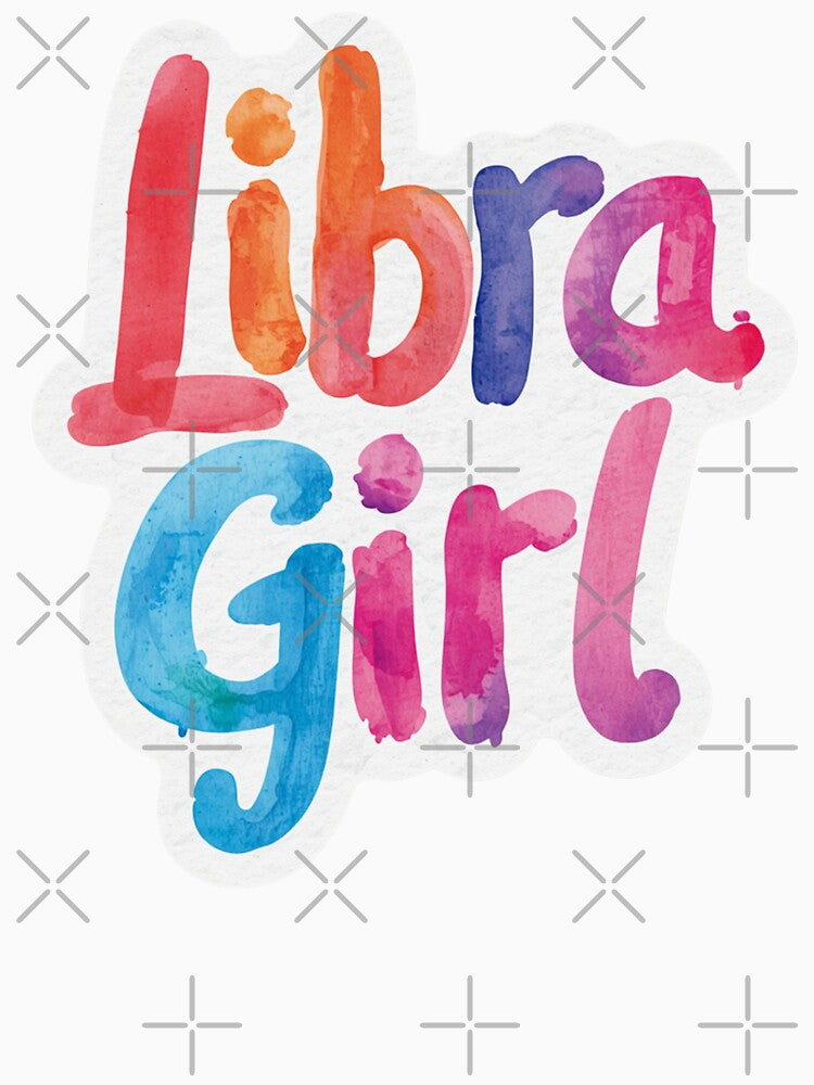 Libra Girl Start Sign by PamLeeDesign