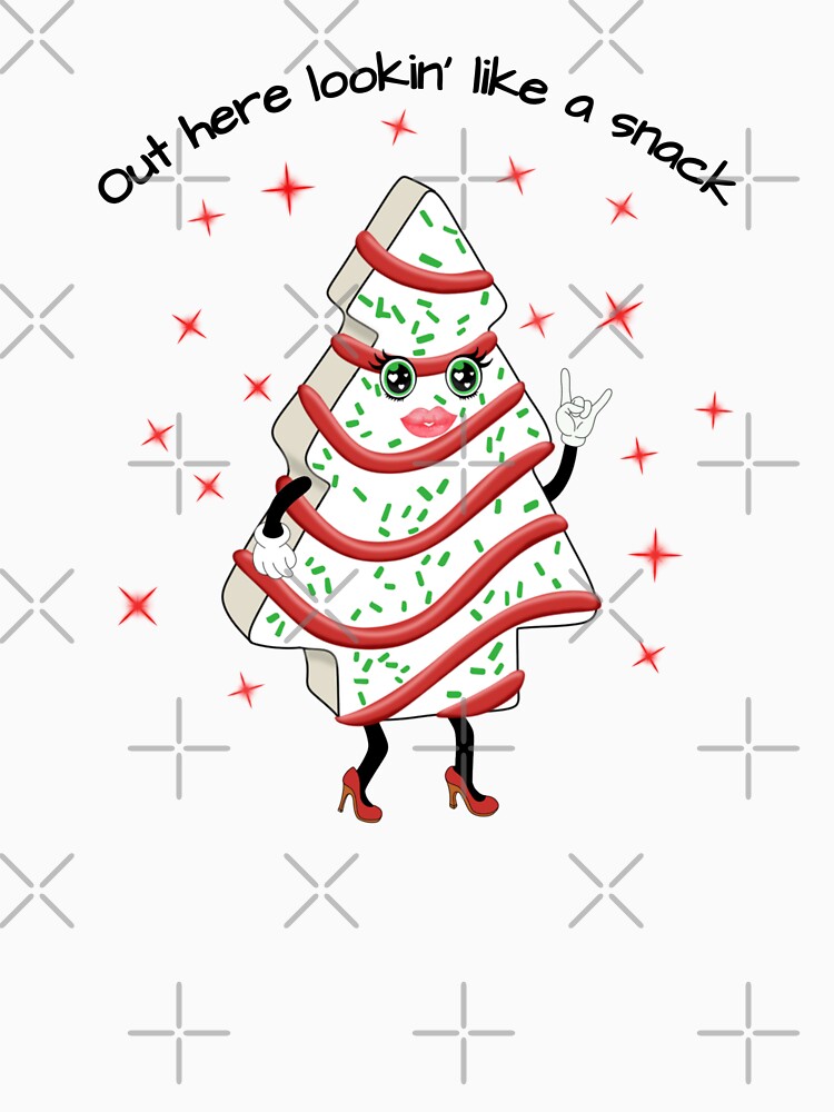 Out here lookin like a snack Christmas tree cake by MLD112