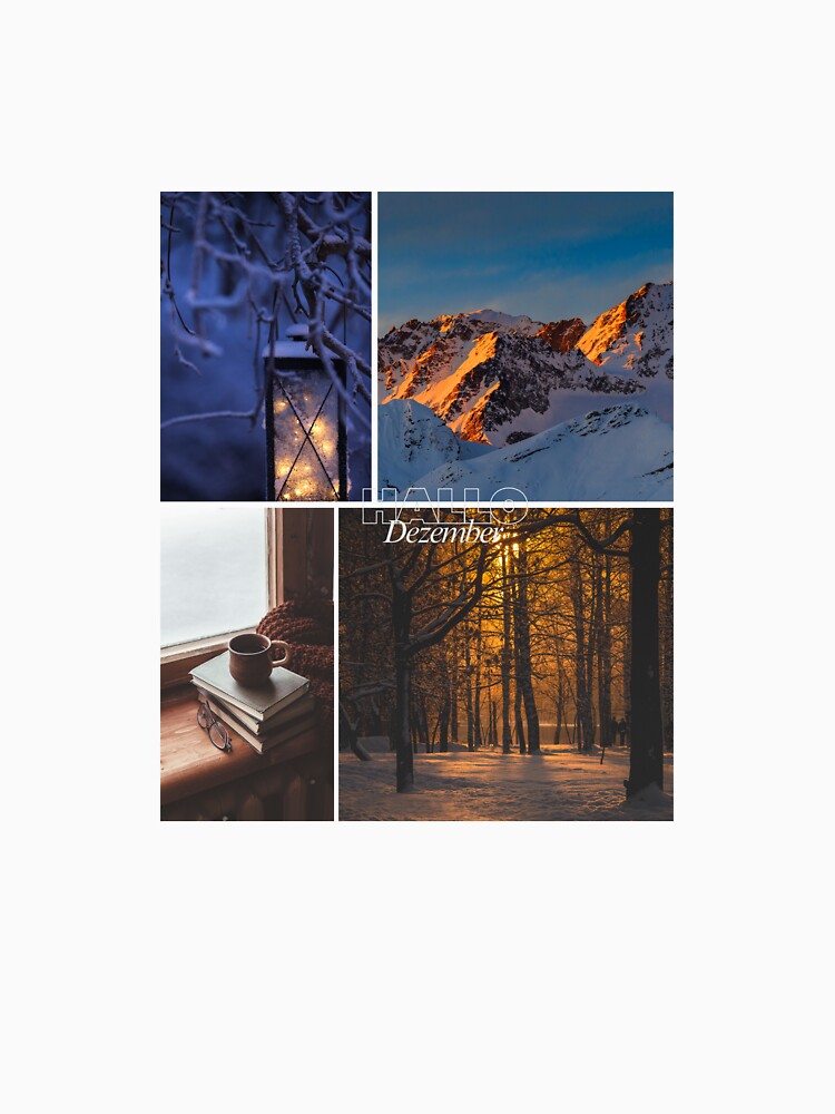 "Hello December"-Winter Aesthetic Collage by HappyMamaS